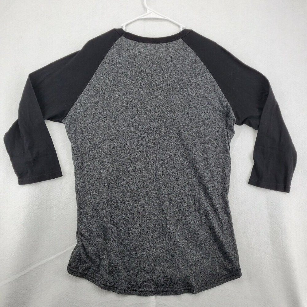 CHICAGO BLACKHAWKS Shirt Men’s 3/4 Sleeve Gray Large 2015 Stanley Cup - Picture 7 of 10